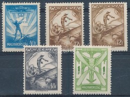 O 1933 Repülő Sor 5 értéke (40f, 2 X 72f, 48f, 1P) - Autres & Non Classés