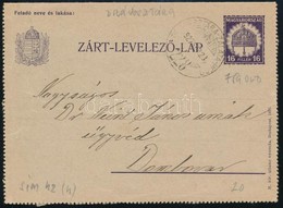 1927 Zárt Levelezőlap DRÁVASZTÁRA-ZALÁTA-PÉCS 228 Mozgóposta Bélyegzéssel - Sonstige & Ohne Zuordnung