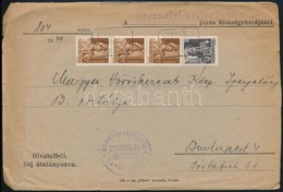 1944 Levél GYERMELY Postaügynökségi Bélyegzéssel - Otros & Sin Clasificación