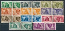 ** 1945 Újjáépítés 11 Különféle Fordított Pár - Other & Unclassified