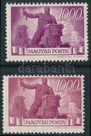 ** 1945/46 Újjáépítés 1000P (színeltérés) - Otros & Sin Clasificación