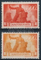 ** 1945/46 Újjáépítés 3000P (színeltérés) - Other & Unclassified