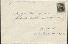 1945 (3. Díjszabás) Távolsági Levél Kisegítő 10P/80f Bérmentesítéssel - Sonstige & Ohne Zuordnung
