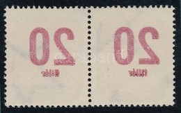 O 1946 Forint-fillér Portó 20f Pár Az értékszám Gépszínátnyomatával - Andere & Zonder Classificatie