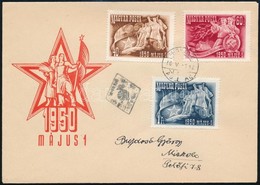 1950 Május 1. (I.) Sor FDC-n - Sonstige & Ohne Zuordnung