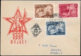 1950 Május 1. (I.) Sor Futott FDc-n - Other & Unclassified