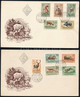 1953 Erdei Állatok Sor 2 Db FDC-n - Andere & Zonder Classificatie