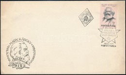 1953 Karl Marx Bélyeg FDC-n - Otros & Sin Clasificación