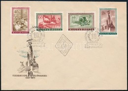 1955 Felszabadulás (III.) Sor FDC-n - Otros & Sin Clasificación