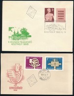 1958 Keszthelyi Ifjúsági Találkozó + Levelező Hét (I.) Sor 2 Db FDC-n - Sonstige & Ohne Zuordnung