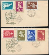 1958 Keszthelyi Ifjúsági Találkozó + Szocialista Országok Postaügyi Minisztereinek Értekezlete (I.) + Sport (III.) Sor 4 - Other & Unclassified