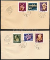 1959 Haydn-Schiller Sor + Mese (I.) Sor 4 Db FDC-n - Sonstige & Ohne Zuordnung