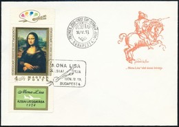 1974 Mona Lisa Bélyeg FDC-n - Sonstige & Ohne Zuordnung