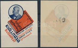 1931/3a+3b Schmidt Bélyeggyűjtemény Emlékív Blokk (12.000) - Other & Unclassified