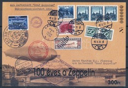 ** 2001/32 100 éves A Zeppelin Emlékív Nullás Sorszámmal! (csak Néhány Példány Létezik) - Other & Unclassified