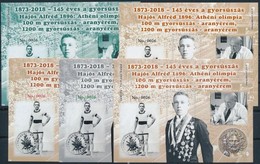 ** 2018 145 éves A Gyorsúszás; Hajós Alfréd Olimpiai Bajnok Emlékív Garnitúra (5db) Sorszám: 0026 - Otros & Sin Clasificación