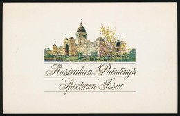 ** 1977-1981 3 Klf Festmény MINTA Bélyeg Az 1984-es Ausztráliai Festmény Bélyeg Bélyegkiállítás Kiadványában Mi 640, 672 - Other & Unclassified