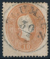 O 1861 10kr '(KL)UM(A)CZ' - Other & Unclassified