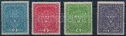 * 1916-1917 4 Klf Címer Bélyeg Mi 203 Ib, 208 IA, 209 IIA, 210 IIA - Andere & Zonder Classificatie