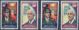 ** 1971 Charles De Gaulle Fogazott + Vágott Sor Mi 444-445 - Otros & Sin Clasificación