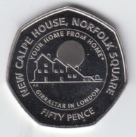 Gibraltar 50p Coin Calpe House 'Diamond Finish' - Gibraltar