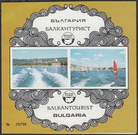 ** 1973 Légi Turizmus Blokk Lyukasztás Nélküli Bélyegfüzetben Mi 39 - Otros & Sin Clasificación