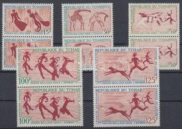 ** 1967 Barlangfestmények 2 Sor Mi 189-193 Párokban - Sonstige & Ohne Zuordnung