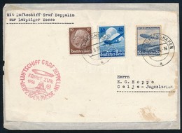 1936 Zeppelin Küldemény Előlapja Jugoszláviába - Other & Unclassified