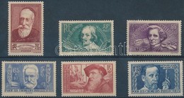 ** * 1938 Segély Bélyeg: Híres Emberek Sor Mi 416-421 (55C Falcos) - Otros & Sin Clasificación