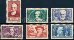 ** 1938 Segély Bélyeg: Híres Emberek Sor Mi 416-421 - Andere & Zonder Classificatie