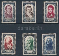 ** 1950 Vöröskereszt: 18. Századi Híres Emberek Sor Mi 885-890 - Other & Unclassified