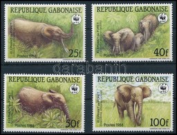 ** 1988 WWF Elefántok Sor,
WWF Elephants Set
Mi 1009-1012 - Other & Unclassified