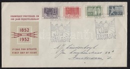 1952 Évfordulók Sor FDC-n Mi 593-596 - Otros & Sin Clasificación