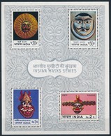 ** 1974 Indiai Maszkok Blokk,
Masques Block
Mi 2 - Other & Unclassified