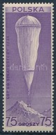 ** 1938 Sztratoszféraballon Mi 329 (blokkból Kitépett Bélyeg) - Andere & Zonder Classificatie