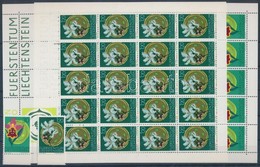 ** 1970 Természetvédelem Sor (közte ívszéli Bélyegek) + Kisívsor Mi 521-524 (2 Stecklap) - Other & Unclassified