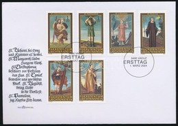 2004 Szentek Sor Mi 1341-1346 FDC-n - Otros & Sin Clasificación