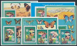 ** 1991 Cserkészmozgalom; Gombák és Pillangók Sor és Kisív + Blokksor Mi 987-992 + Blokk Mi 74 + 5 Db FDC - Sonstige & Ohne Zuordnung