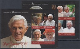 ** 2012 XVI Benedek Pápa 85. Születésnapja Blokkpár - Andere & Zonder Classificatie