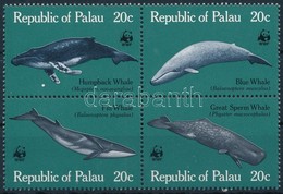 ** 1983 WWF Bálnák Négyestömb,
WWF Whales Block Of 4
Mi 20-23 - Andere & Zonder Classificatie