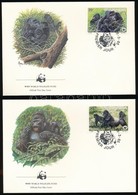 1985 WWF: Gorilla Sor + 4 Db FDC Mi 1292-1295 - Andere & Zonder Classificatie