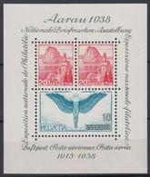 ** 1938 Bélyegkiállítás Aarau Blokk Mi 4 - Other & Unclassified