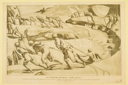 Cca 1740   Halászok Hálót Húznak - Des Pecheurs Retirant Leurs Filets. Rézmetszet. 42,5x30 Cm. Paszopartuban - Prints & Engravings