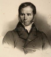 1853 Jacques-Charles Dupont De L'Eure (1767-1855)  Francia Jogász, Politikus Nagyméretű Kőnyomatos Portréja. Maurin Lito - Stiche & Gravuren