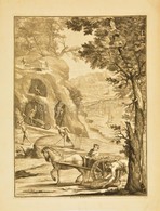 Cca 1750 Bányászok. Antonio Rossi Nagyméretű Rézmetszete / Miners. Large Copper Plate Engraving- 32,4x44 Cm - Stiche & Gravuren