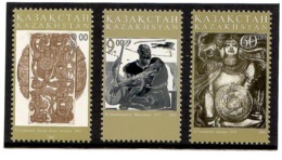 Kazakhstan 2002 . Art. 3v: 8, 9, 60 . Michel # 389-91 - Kazakhstan