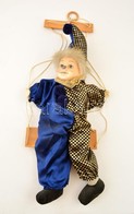 Kerámia Fejű Marionett Báb Figura. 57 Cm - Sonstige & Ohne Zuordnung