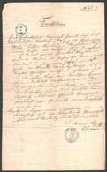 1868-1876 3 Db Osztrák Irat, 50 Kr Okmánybélyegekkel - Unclassified