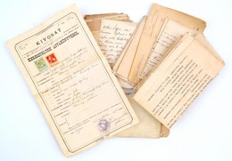 Cca 1890-1940 Endrődi és Berényi Családdal Kapcsolatos Okmány Hagyaték. Kb 40 Db - Unclassified