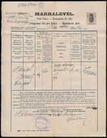 1890 2 Db Marhalevél Bőr Tartóban - Unclassified